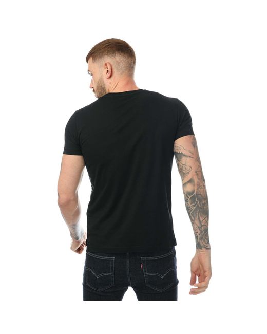 DIESEL Black T-rubin Pocket Maglietta T-shirt for men