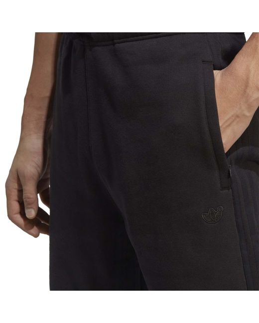 Adidas Originals Black Blue Version Essentials Pants for men
