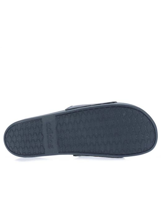 Adidas Blue Adilette Comfort Sliders for men