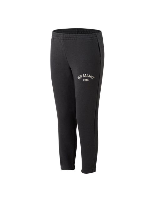 New Balance Black Essentials Varsity Fleece Pants for men