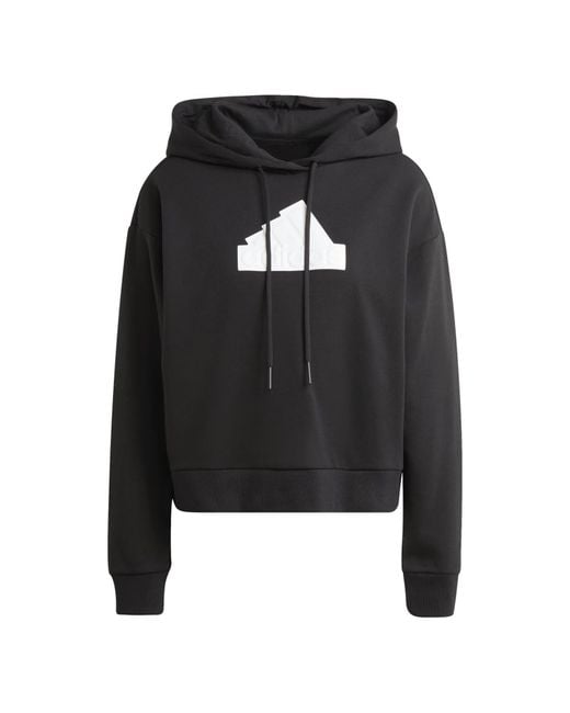 Adidas Black Future Icons Badge Of Sport Hoody