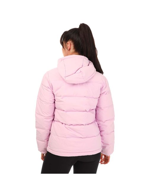 Adidas Pink Helionic Hooded Down Jacket