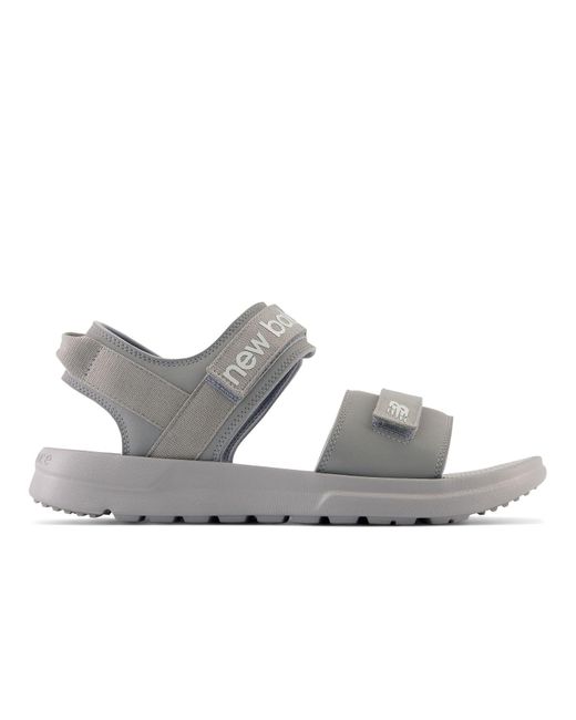 New Balance Gray Wide Fit Sandals for men