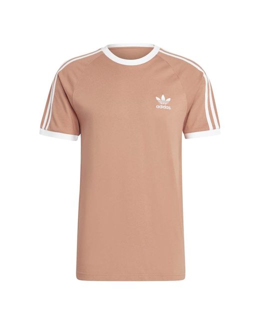 Adidas Originals Pink Adicolor Classics 3-stripes T-shirt for men