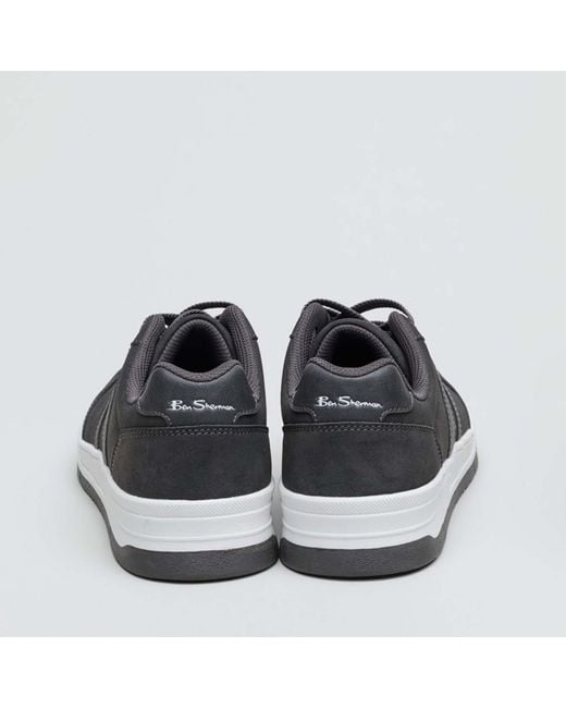 Ben Sherman Gray Curve Trainers for men