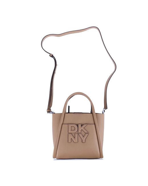 DKNY Brown Ranne Sm Tote Crossbody Bag for men