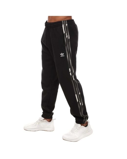 Adidas Originals Black Graphics Camo Sweat Pants for men