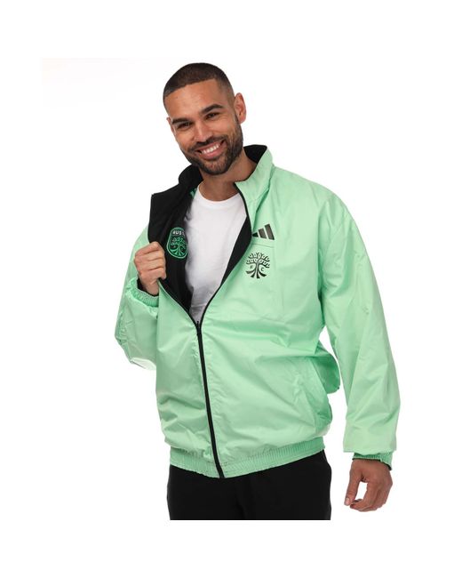 Adidas Green Austin Anthem Jacket for men