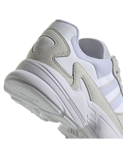 Addidas falcon white sale