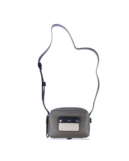 DKNY Gray Ara Camera Dz Crossbody Bag for men