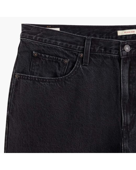 Levi's Black Plus 80's Mom Jeans