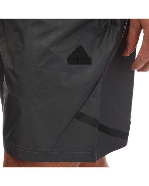 Adidas Black Designed 4 Gameday Presentation Shorts for men