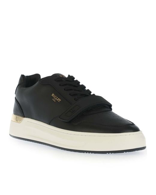 Mallet Black Hoxton Wing Trainers for men