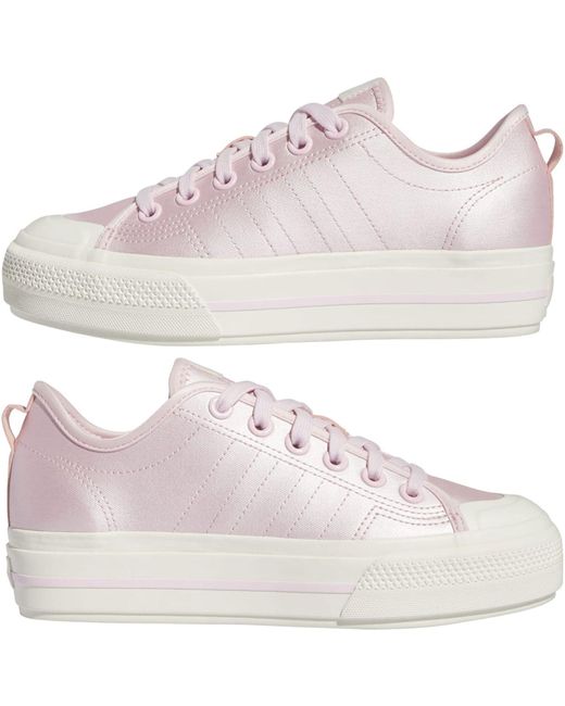 Adidas Originals Pink Nizza Rf Platform Shoes