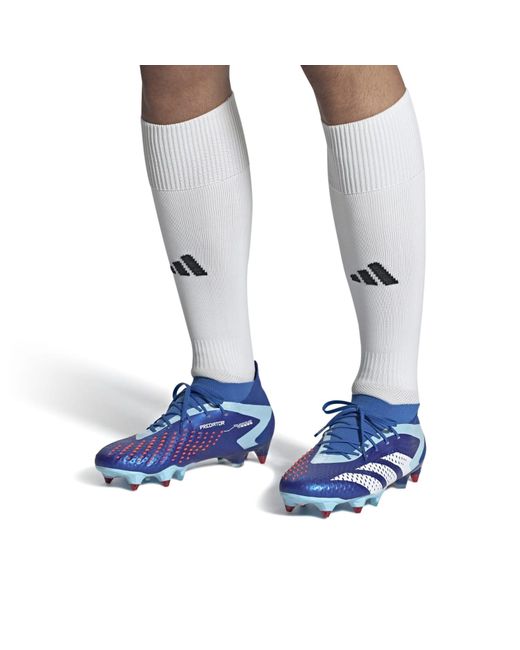 Adidas Blue Predator Accuracy.1 Soft Ground Football Boots