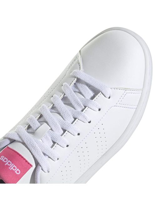 Adidas White Advantage Tennis Shoes