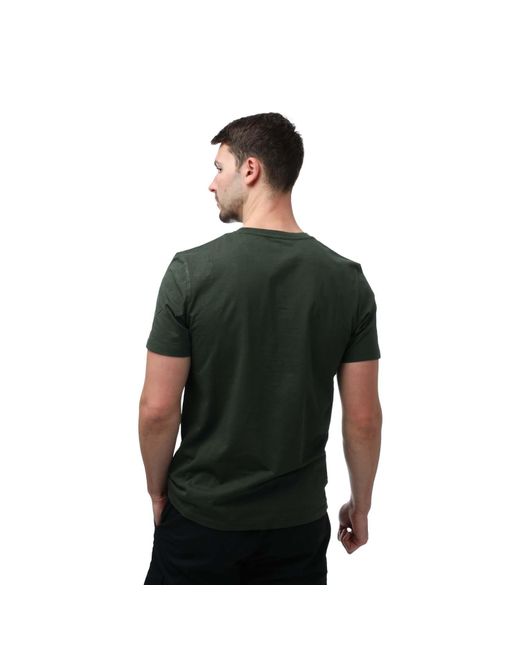 Timberland Green Northwood Camo Logo T-Shirt for men