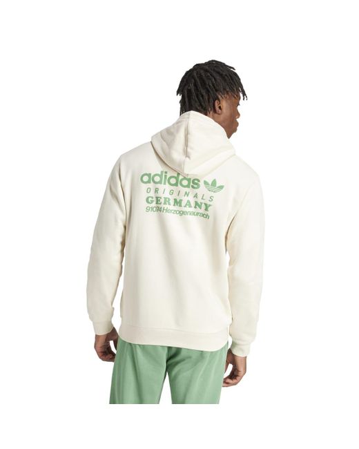 Adidas Originals White Grf Hoodie for men