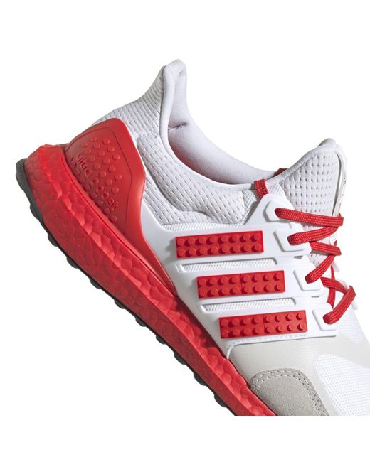 Adidas Red Ultraboost Dna X Lego Running Shoes for men