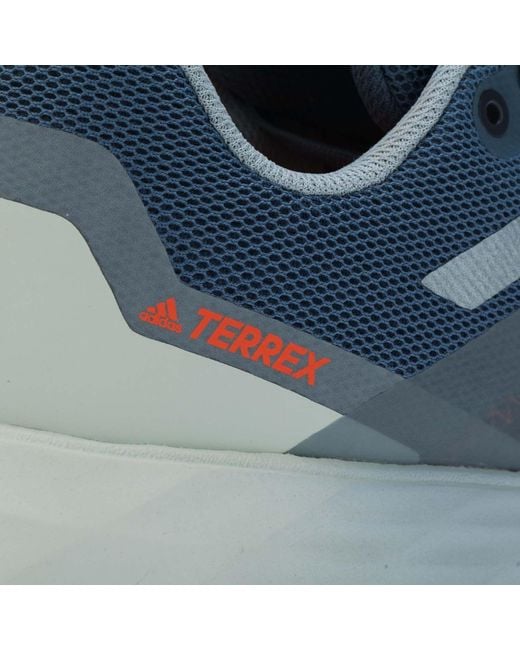 Adidas Blue Terrex 2 Flow Trail Shoes for men