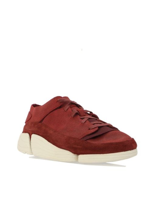Clarks Red Trigenic Evo Trainers for men