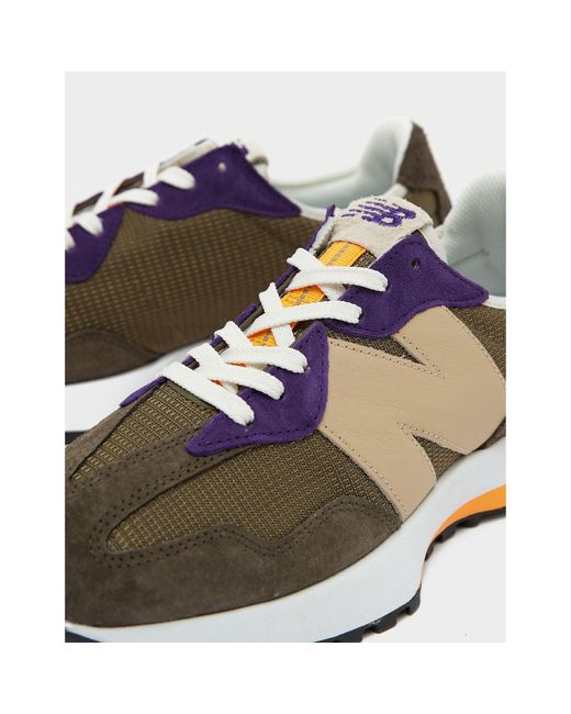 New Balance 327 Series Trainers in Green for Men Lyst UK