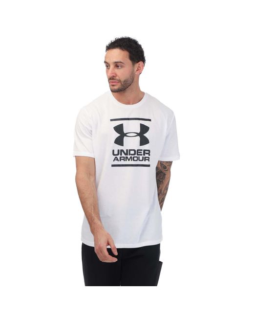 Under Armour White Gl Foundation T-shirt for men