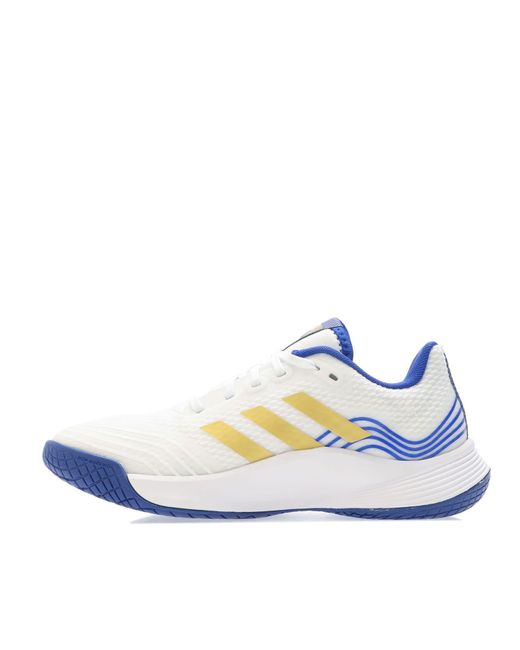 Adidas Blue Novaflight Volleyball Trainers for men