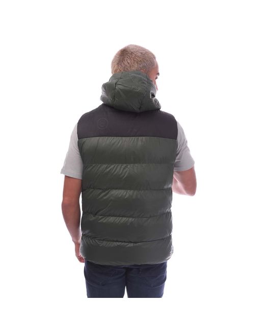 Duck and Cover Gray Raymax Padded Gilet for men