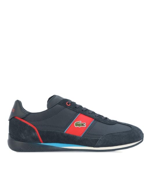 Lacoste Blue Angular Trainers for men