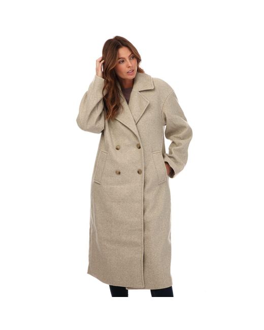 ONLY Natural Wembley Oversized Coat
