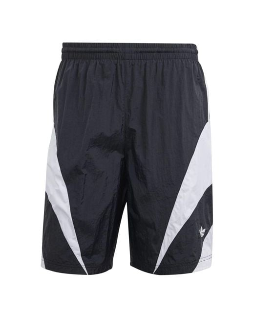 Adidas Originals Blue Rekive Cutline Shorts for men