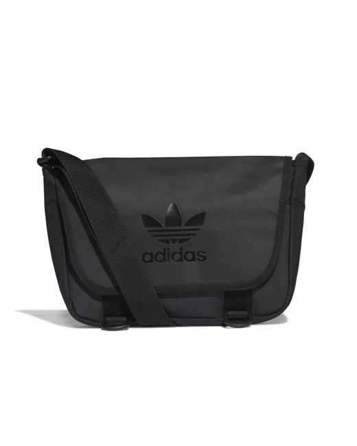 Adidas Originals Black Adicolor Archive Messenger Bag - Small for men