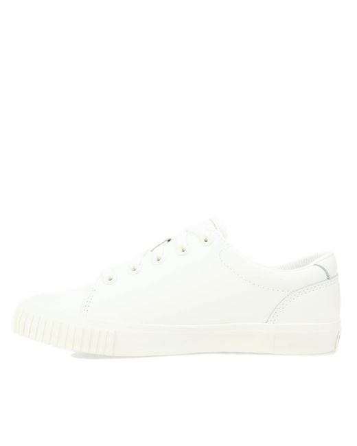 Timberland White Skyla Bay Leather Oxford Trainers