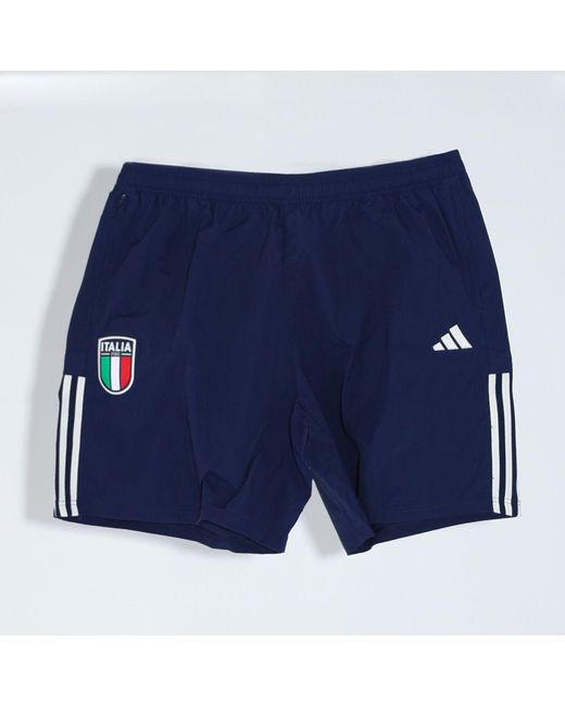 Adidas Blue Italy Tiro 23 Downtime Shorts for men