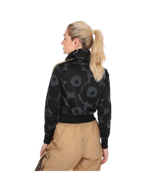 adidas Originals Marimekko Firebird Track Jacket in Black Lyst UK