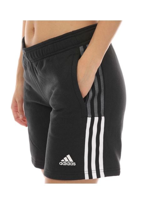 Adidas Black Tiro 21 Sweat Shorts