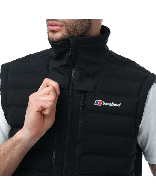 Berghaus Theran Hybrid Gilet in Black for Men Lyst UK