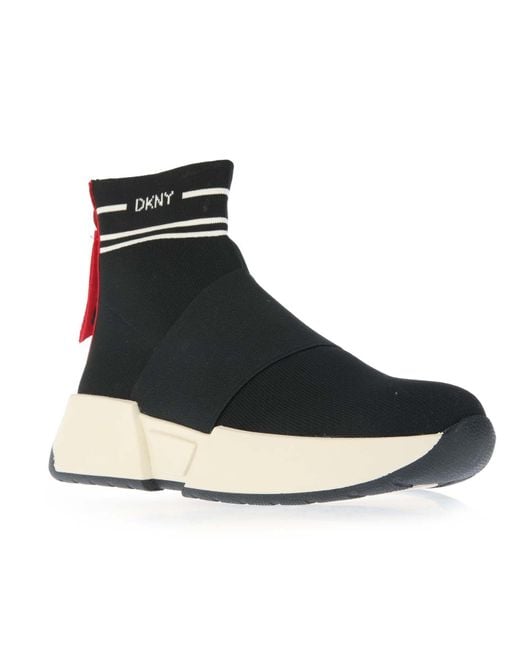 DKNY High Sock Running Trainers in Blue Lyst UK