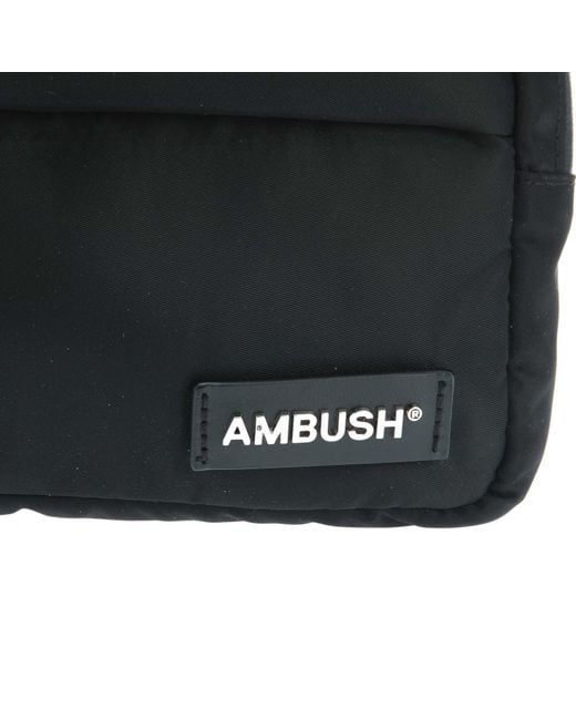 Ambush Black Wksp Waist Bag for men