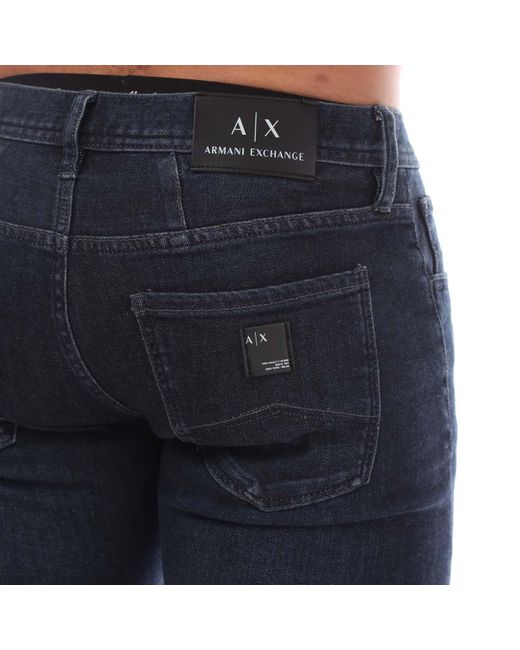 ARMANI EXCHANGE Blue J13 Slim-Fit Jeans for men