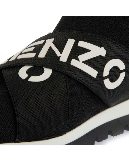 KENZO Black Childrens Sock Trainers for men