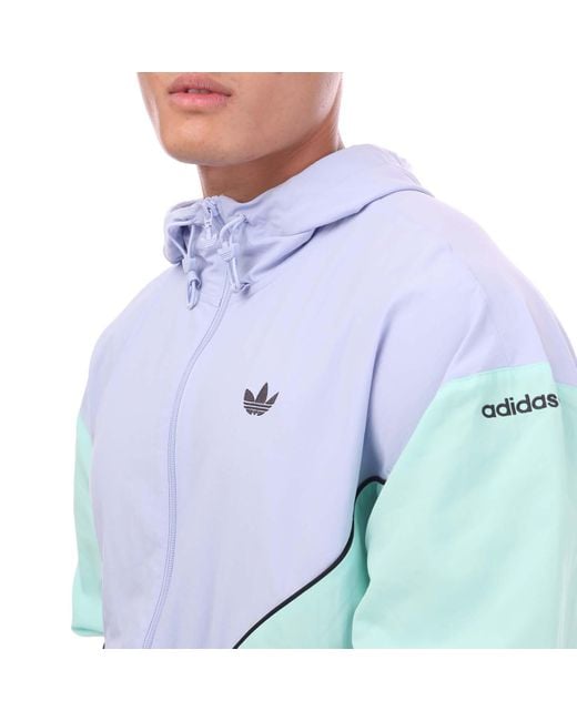 adidas Originals Adicolor Seasonal Archive Windbreaker in Blue for Men Lyst UK
