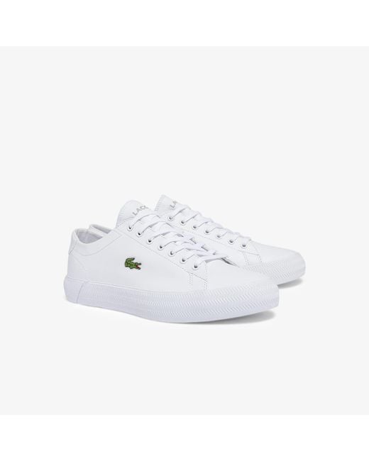 Lacoste White Gripshot Trainers for men