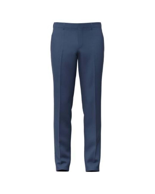 HUGO Blue Getlinm204X Slim-Fit Trousers for men