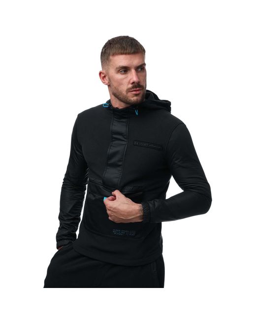 Under Armour Black Coldgear Infrared Utility Half Zip Jacket for men