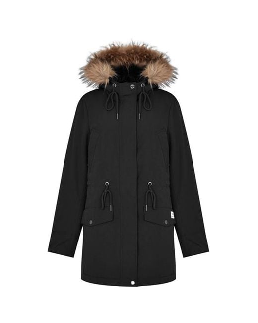 SoulCal & Co California Black Classic Parka Jacket