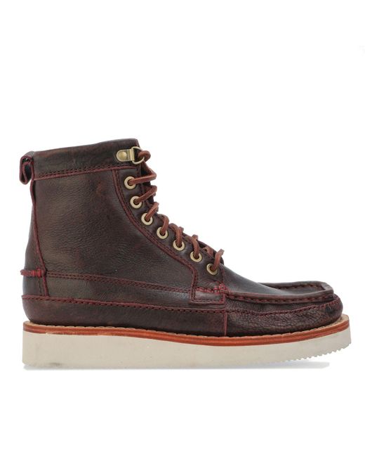 Clarks Brown Wallace Hike Boots for men