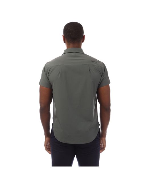 Icepeak Gray Brewster Short Sleeve Shirt for men