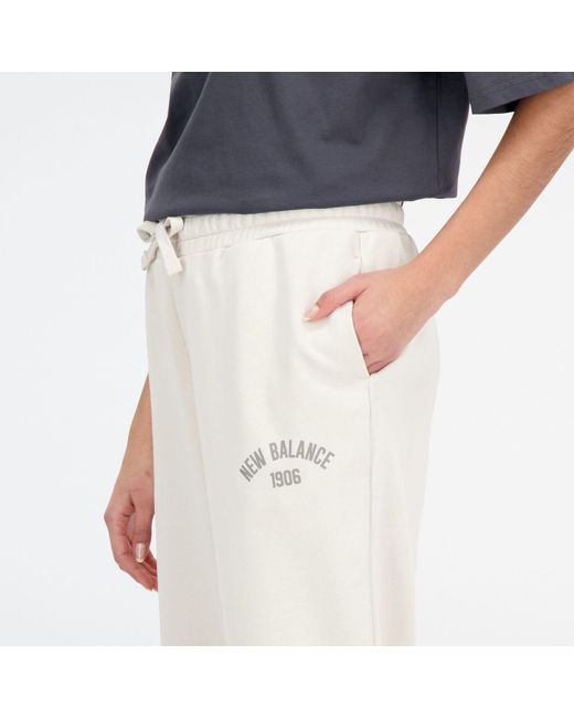 New Balance Blue Essentials Varsity Fleece Pants